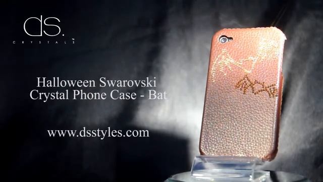 DSstyles Halloween Swarovski Crystal iPhone 4 4S Case - Bat смотреть онлайн