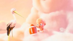 Копия видео Футаж Аист приносит ребенка