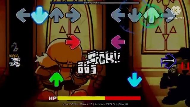 Friday Night Funkin Corruption Mod Chara Corrupted Boyfriend Vs Sans FINAL на русском (фан перевод смотреть онлайн
