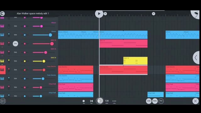 Alan Walker - Space melody - Fl studio mobile Tutorial Remake ( FLM ) смотреть онлайн