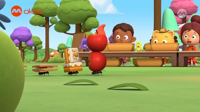 COUNT on Paula and Friends to PACK the PICNIC basket! | 123 Number Squad S3E17 | @mediacorpokto смотреть онлайн