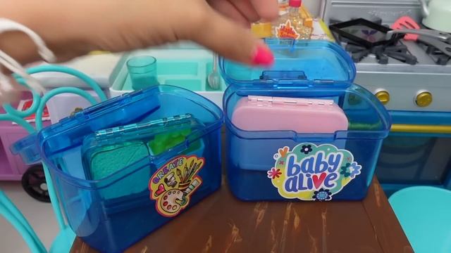 Baby Alive Abby Packing Backpack and Lunchbox School Morning Routine смотреть онлайн