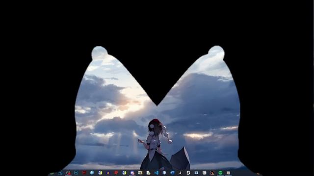 Touhou Bad Apple but it's on Windows 10! смотреть онлайн