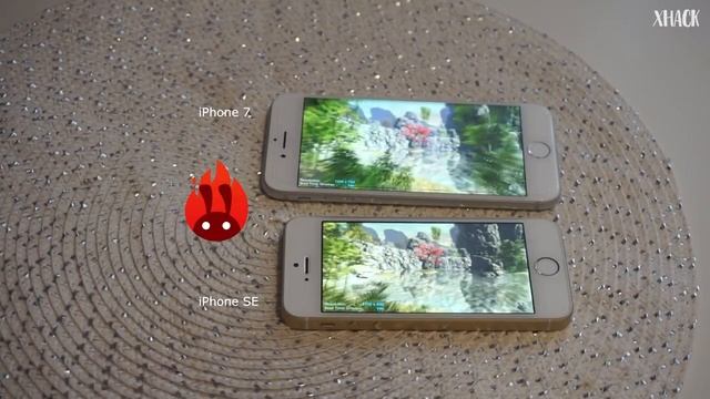 iPhone SE vs iPhone 7 Antutu Benchmark смотреть онлайн