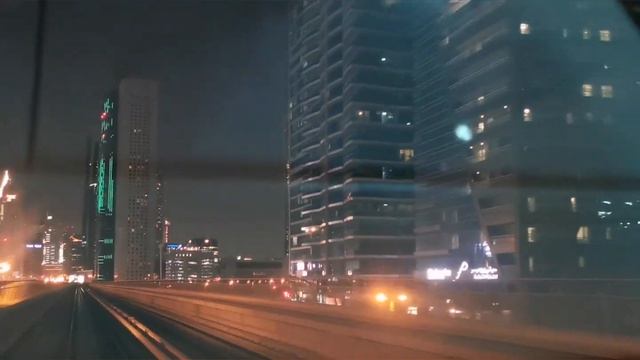 Dubai Metro (Red Line) - Night Ride смотреть онлайн