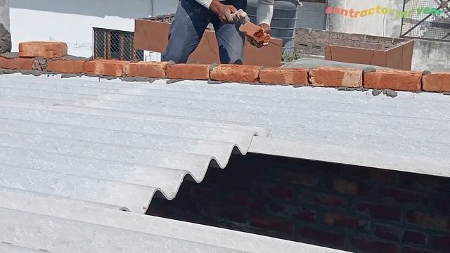 सीमेंट की चादर कैसे लगाये/fiber cement sheet/cement sheet fitting/ смотреть онлайн