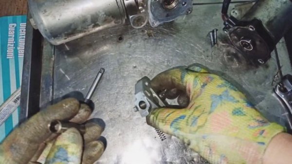 A25A-FKS Двигатель тарахтит после сборки, как собрать натяжитель цепи грм.