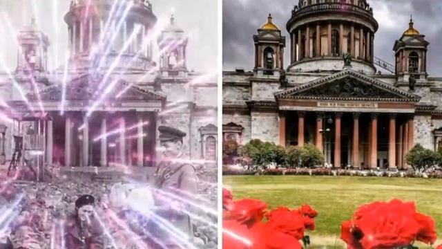 Салют на снятие Блокады Ленинграда смотреть онлайн