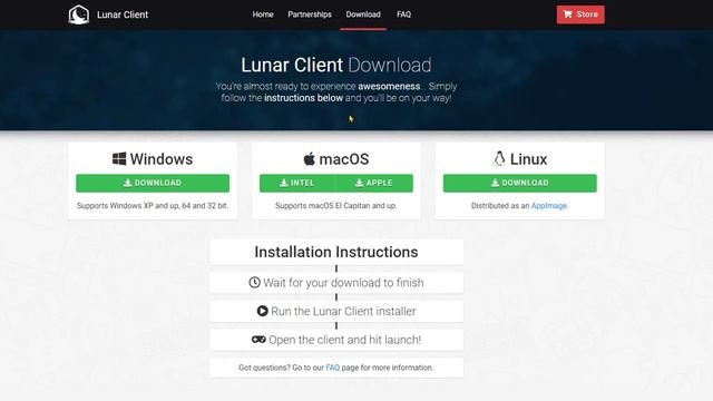 How to install Lunar Client for Minecraft *NEW! 2021* смотреть онлайн