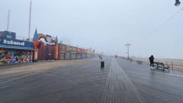 🔴 NYC Live: Coney Island New Years Eve! 🎄🥶 12/31/22 смотреть онлайн