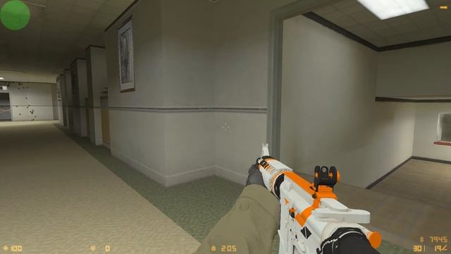 HD M4A4 Asiimov for CS 1.6 смотреть онлайн