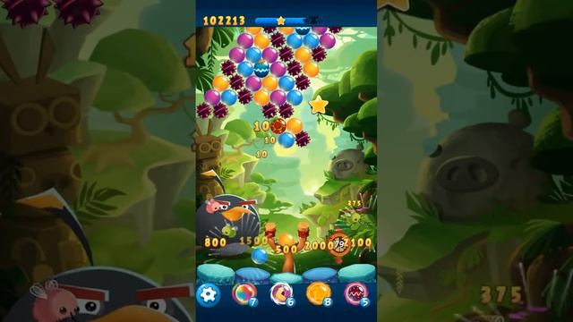 Angry Birds POP Bubble Shooter - Level 88. Gameplay Android walkthrough смотреть онлайн