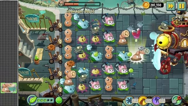 PvZ 2 Reflourished: Steam Ages - Day 32 - Zombot Loco-motive