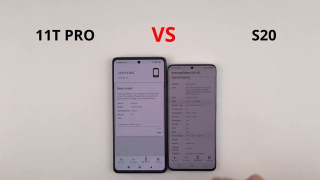 Xiaomi 11T Pro vs S20 | SPEED TEST смотреть онлайн