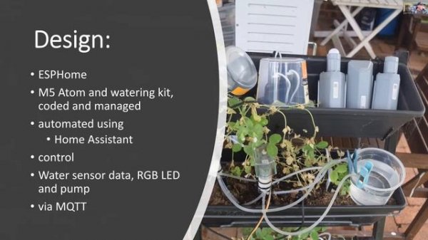 Plant watering with M5Stack ATOM Lite and ESPHome