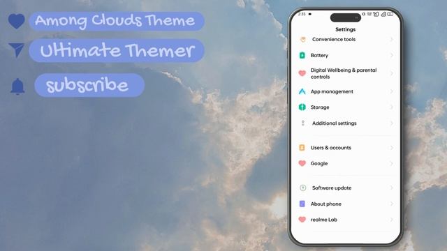 Among Clouds Theme For Oppo And Realme|| Multi Lockscreen|| Oppo Themes|| Realme Themes|| смотреть онлайн