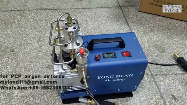 auto-stop 300bar mini air compressor ,how to handle it? смотреть онлайн