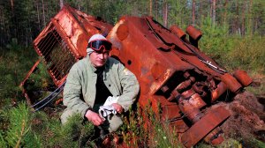 Оживление Мертвеца! 25 лет в болоте. Трактор начало! Впереди Бульдозер! Возможно есть Волки!