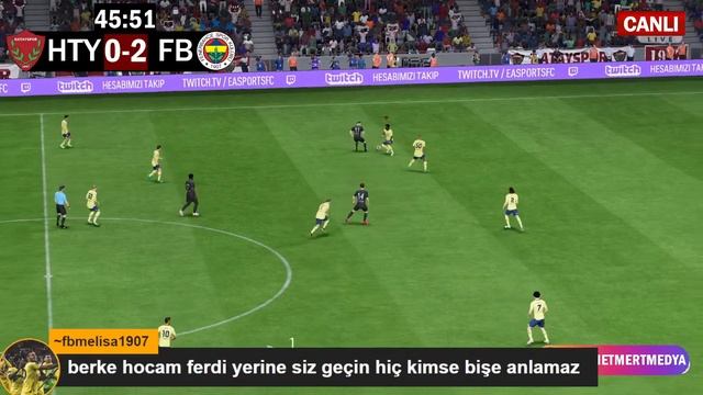 FENERBAHÇE HATAYSPOR MAÇI CANLI İZLE