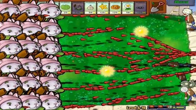 Plants vs Zombies Hack 10,000 Giant Cattail vs Zombies | PopCap Games смотреть онлайн