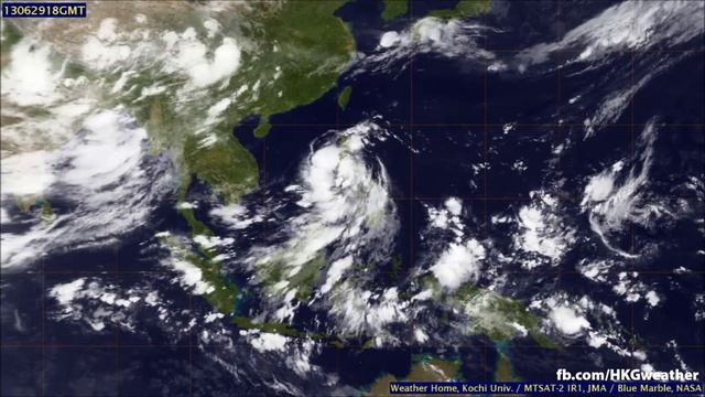 強烈熱帶風暴溫比亞(1306)衛星雲圖動畫 смотреть онлайн
