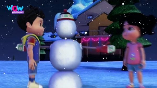 The Apple is Red | Vir the robot boy | English Rhymes for Kids | Wow Kidz