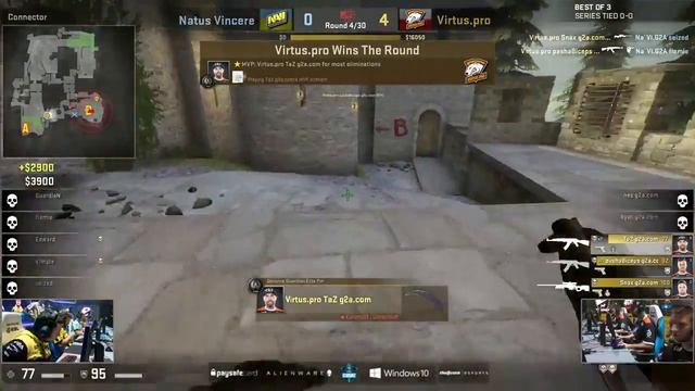 CS:GO - ESL One New York 2016 - Grand Final - NaVi vs Virtus Pro Cobblestone Map 1 смотреть онлайн