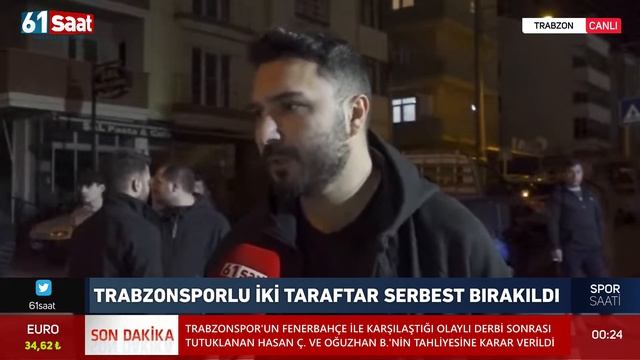 Trabzonsporlu iki taraftar serbest bırakıldı смотреть онлайн