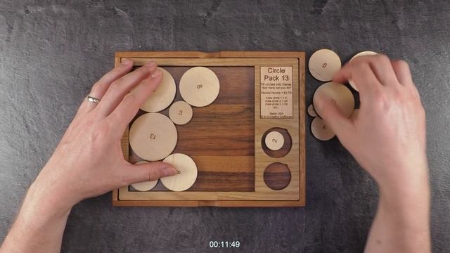 Fitting all 13 Circles into the Smallest Possible Square!? смотреть онлайн