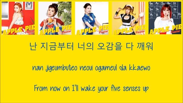 Fiestar - Apple Pie [Hang, Rom & Eng Lyrics] смотреть онлайн