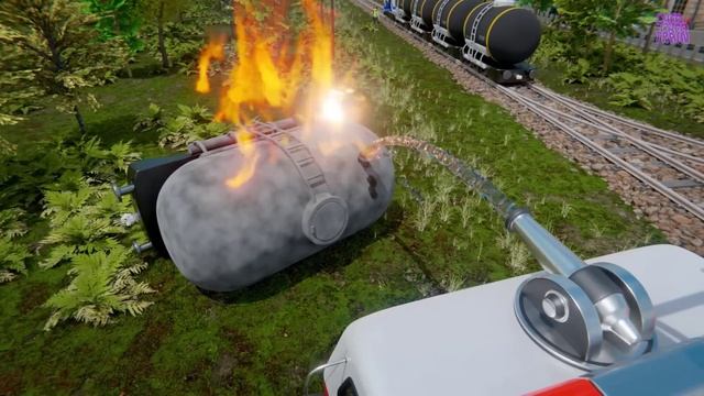 Santa's GIFT Delivery - Train for kids - Choo choo train смотреть онлайн