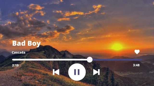 Bad Boy - Cascada (slowed+reverb)