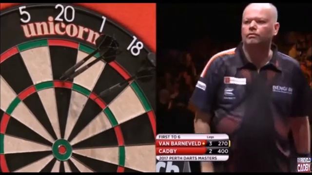 Perth Darts Masters 2017 Raymond van Barneveld vs Corey Cadby Round 1 смотреть онлайн