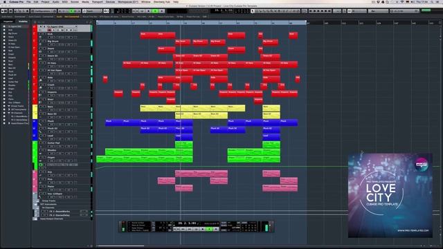 Love City Cubase Pro Template смотреть онлайн