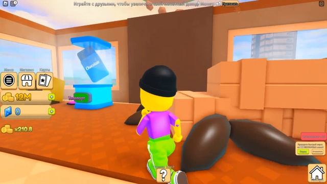 ПОСТРОИЛ ЗАВОД ШОКОЛАДА И ВЫПУСТИЛ СВОИ ШОКОЛАДКИ! ROBLOX Chocolate Factory