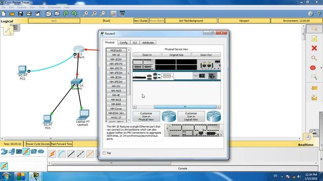 How to Create Lab in Cisco Packet Tracer in Hindi | IP Address Configuration on Router | смотреть онлайн