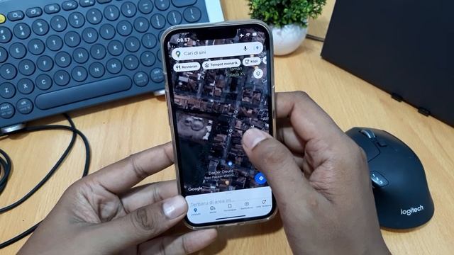 Cara Melihat Rumah Kita di Google Maps Iphone смотреть онлайн
