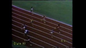 Чемпиона мира 1983 по лёгкой атлетике 100 метров женщины предварительный забег