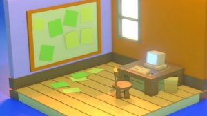 Модель комнаты 3Д в блендер