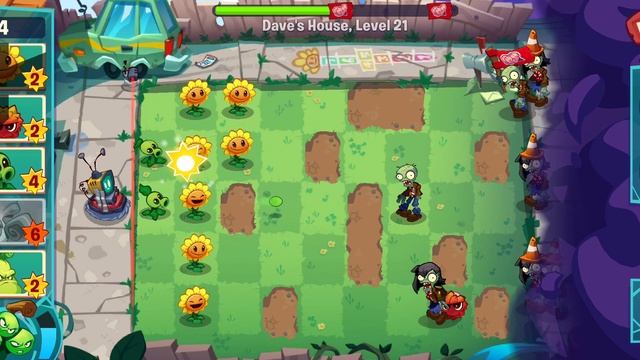 Plants vs Zombies 3 - Gamplay Walktrough - Level 21 (Android, iOS) смотреть онлайн