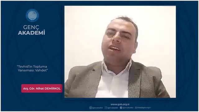 Ar. Gör. Nihat Demirkol | Tevhid'in Topluma Yansıması: Vahdet смотреть онлайн