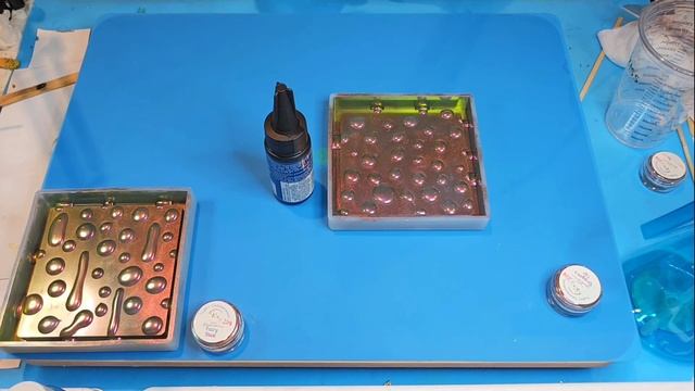 Resin *Raindrop* Effect with SUPER Chameleon Mica Powders! WOW!! смотреть онлайн