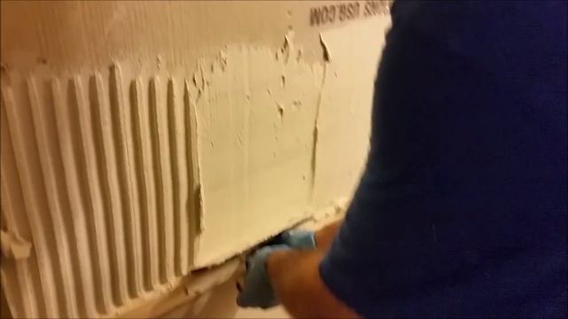 How To Install Large Format Tiles On Bath Room Wall - For Beginner - Part 1 смотреть онлайн