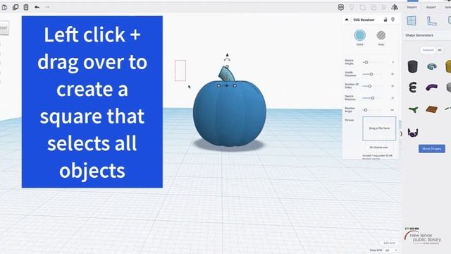 TinkerCAD Challenge: Jack-O-Lantern смотреть онлайн