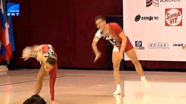 Borovets FIG AEROBIC WORLD CUP 2014 - FINAL MP-Sara MORENO, Vicente Lli- ESP - 20,300 смотреть онлайн