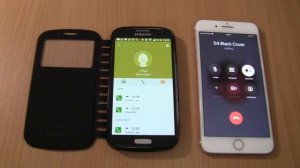 Over the Horizon Incoming call &Outgoing call at the Same Time Iphone 7 plus+Samsung Galaxy S4 blac