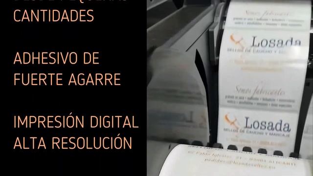 Etiquetas adhesivas / Losada sellos de caucho смотреть онлайн