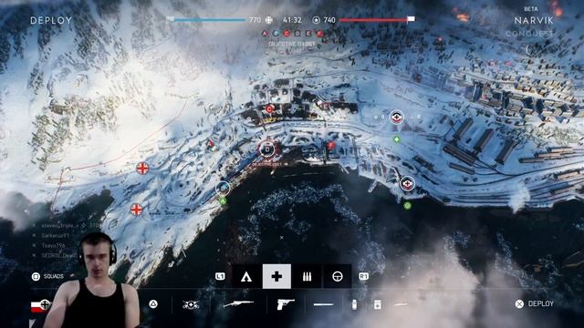 Играю в бету Battlefield 5 на PS4 pro смотреть онлайн