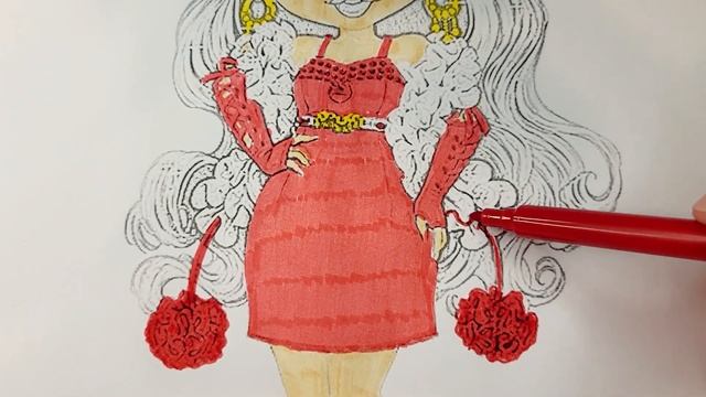 Priscilla Perez Rainbow High Coloring Book Pages Rainbow High  #rainbowhigh