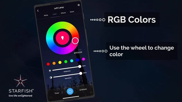 STARFISH Smart Lighting: How to Use the Color Changing Feature смотреть онлайн
